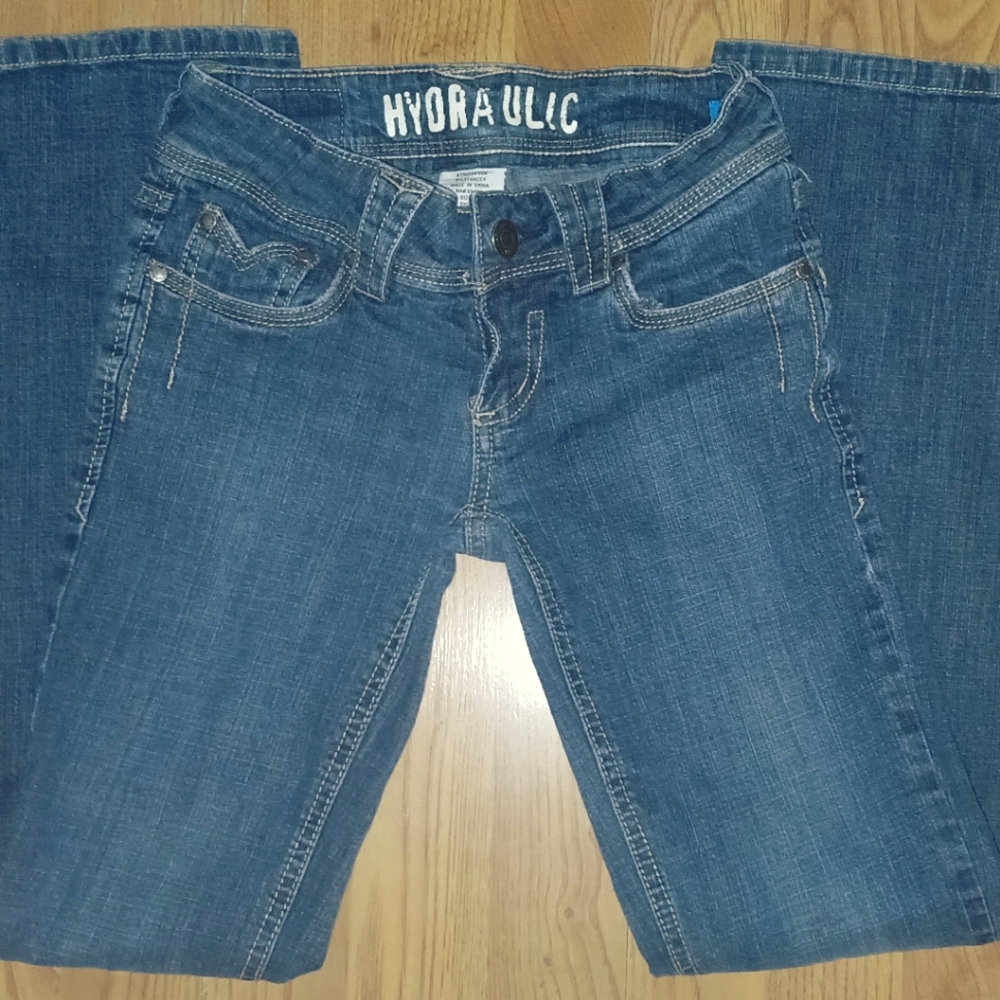 HYDRAULIC Liberty Cute Classic Hipster Denim Jeans VINTAGE Like New Size 0 Short